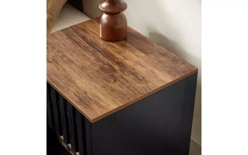 Mobiletto moderno da pavimento per bagno e biancheria con ripiani regolabili, ottone anticato