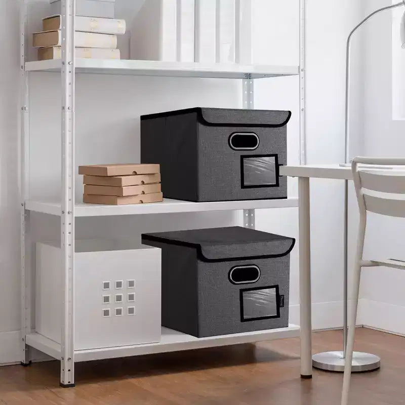 Organizer per cartelle sospese, 1 pezzo/2 pezzi: con coperchio e pieghevole