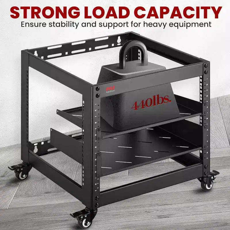 Network Cabinet for Home/Office with Lockable DoorBlack