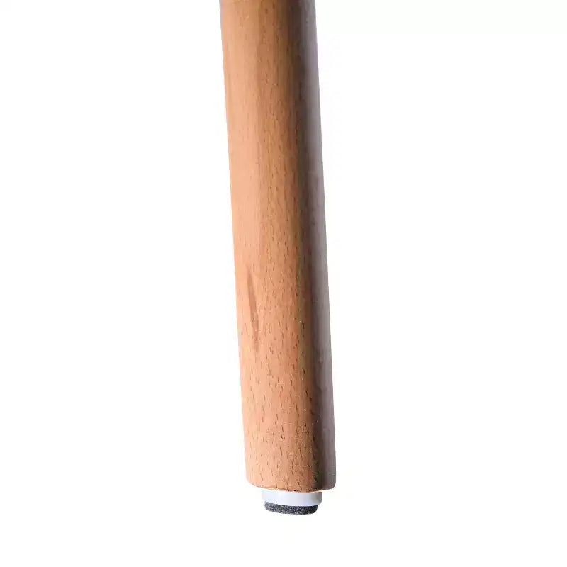 Tavolo rotondo da bistrot da 31 pollici - tavolo da pranzo moderno di metà secolo con piano in vetro temperato o MDF e base Eiffel in legno naturale