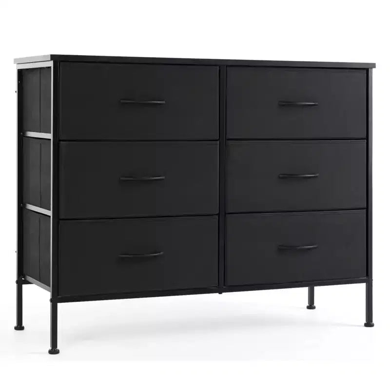 Cassettiera in tessuto con piano in legno, ideale per camerette, armadi, ingressi e camerette dei bambini