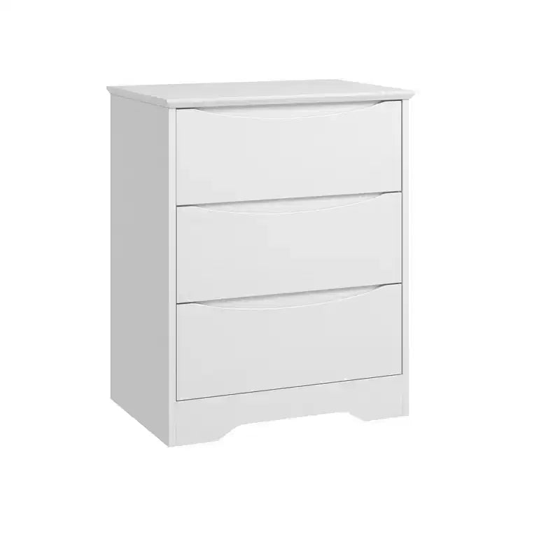 Nowoczesna komoda z 3 pojemnymi szufladami - 23.6x14.2x29.5, ukryte uchwyty, do sypialni i salonu