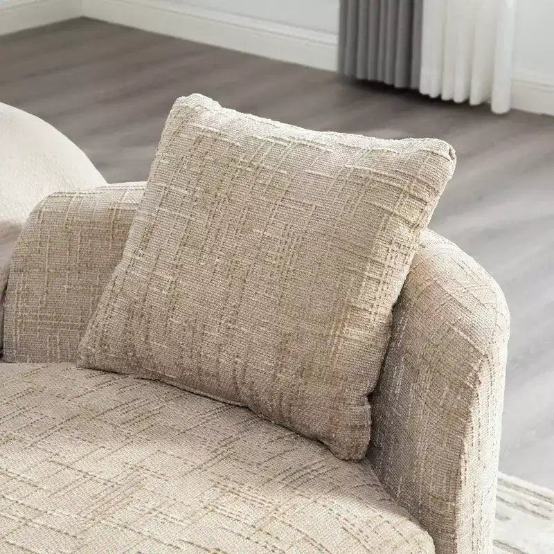 Panca imbottita con cuscino, panca per fondo letto, chaise longue in ciniglia, panca minimalista da ingresso, poggiapiedi con morbido cuscino e guanciale