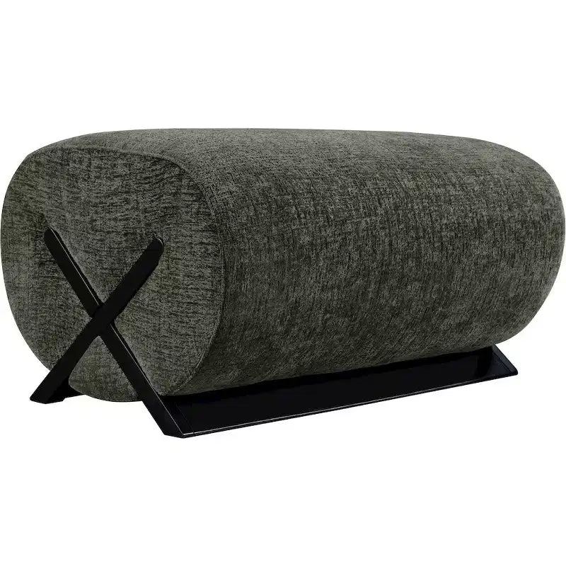 Pouf imbottito in tessuto