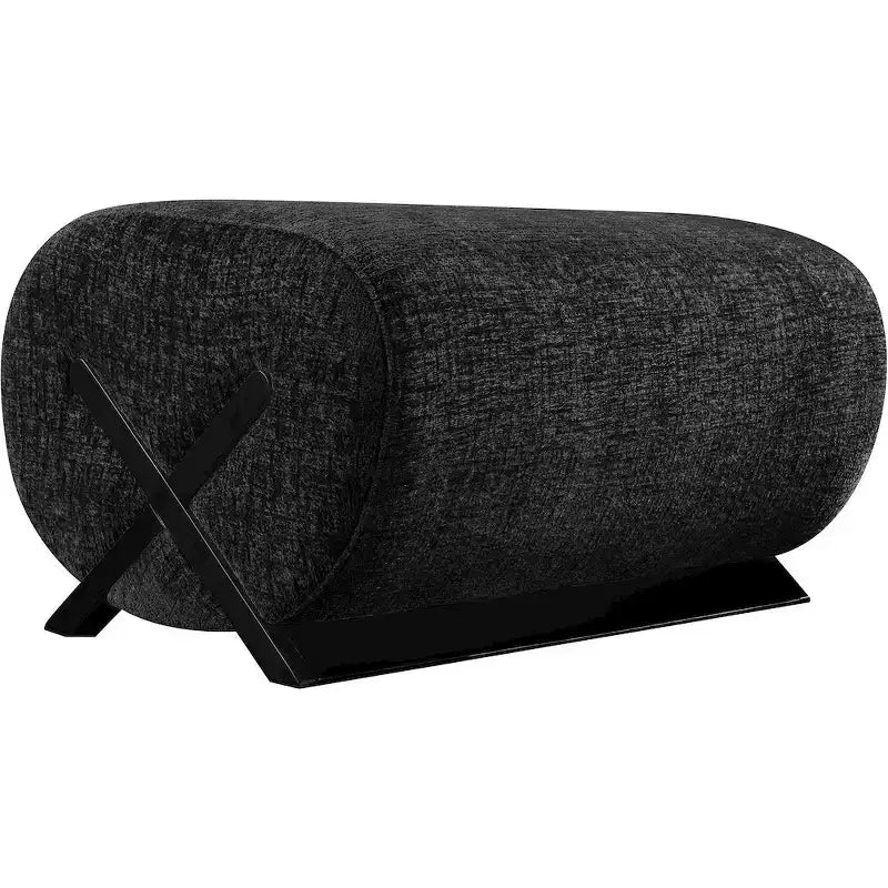 Pouf imbottito in tessuto
