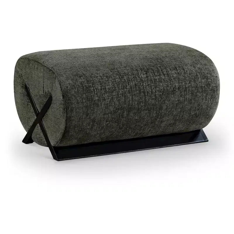 Pouf imbottito in tessuto