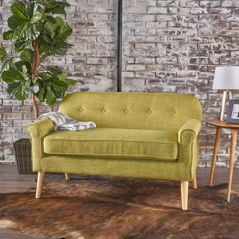 Dwuosobowa sofa w stylu mid-century