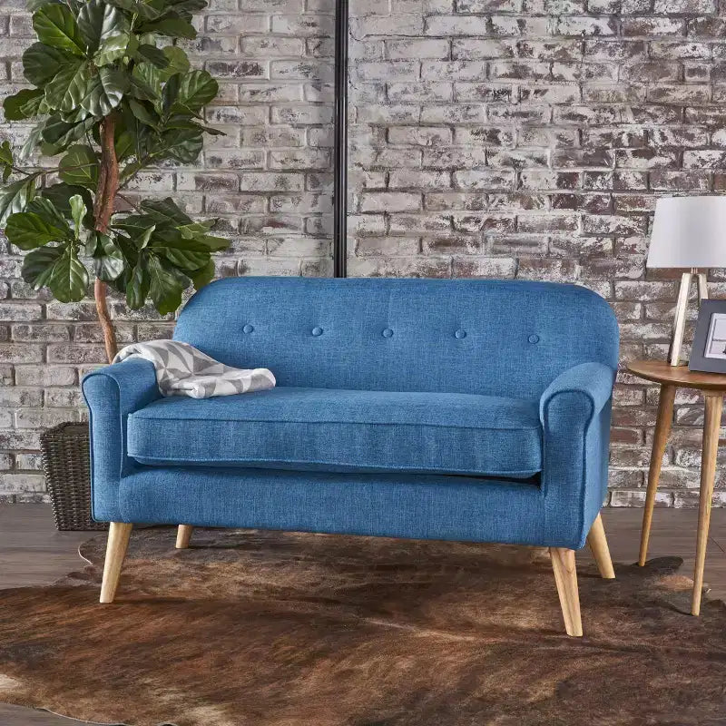 Dwuosobowa sofa w stylu mid-century