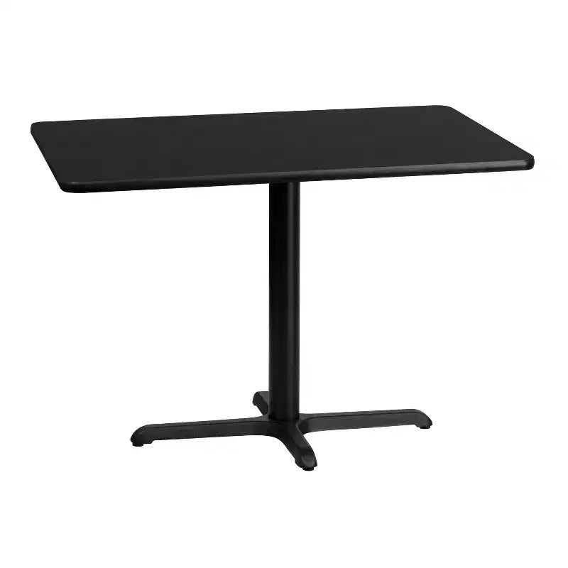 Tavolo rettangolare in laminato da 30x42 con base alta 23.5x29.5