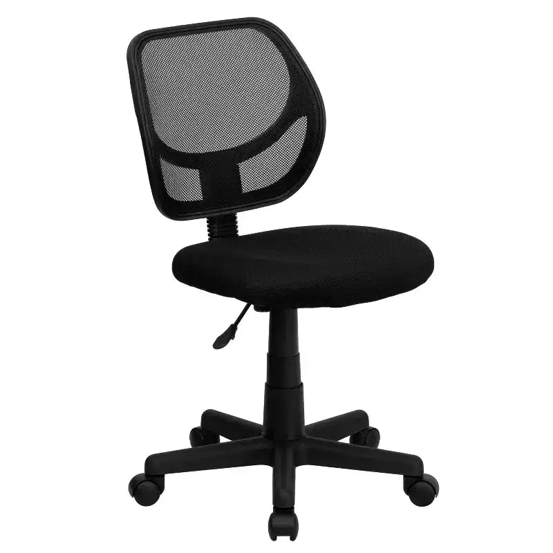 Emma and Oliver Mid-Back Mesh Swivel Task Office Chair with Curved Square Back